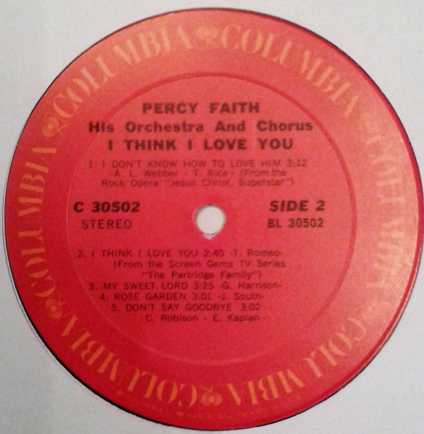 I Think I Love You | Mint (M) Near Mint (NM)-