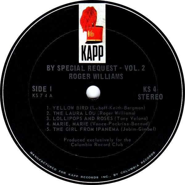 Roger Williams (2) - By Special Request-Vol.2 *SEALED* | Mint (M) Near Mint (NM)-