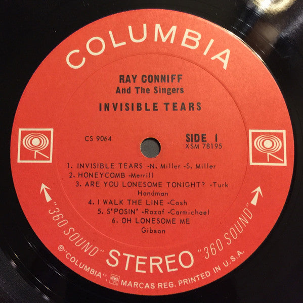 Ray Conniff And The Singers - Invisible Tears | Mint (M) Near Mint (NM)-