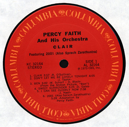 Percy Faith - Clair | Mint (M) Mint (M)-