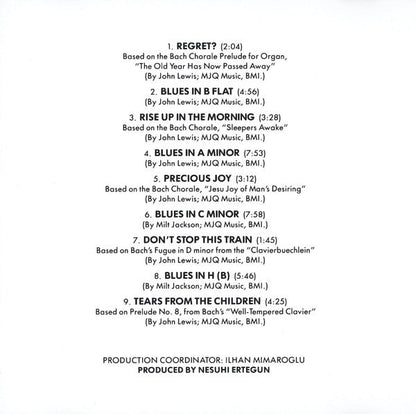 The Modern Jazz Quartet - Blues On Bach (CD) | Mint (M) Mint (M)-