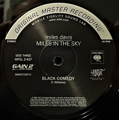 Miles Davis - Miles In The Sky (2LP MFSL 45RPM) |-
