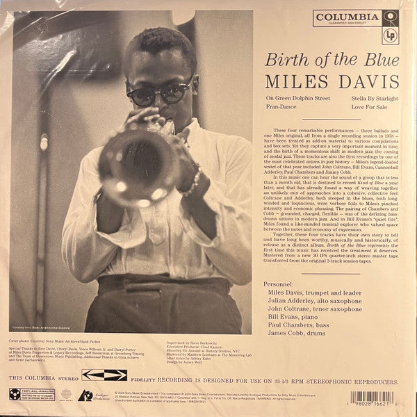 Miles Davis - Birth Of The Blue (AUDIOPHILE VINYL) | Mint (M) Mint (M)-