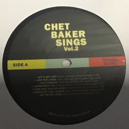 Chet Baker Sings Vol. 2 (VINYL) | Mint (M) Mint (M)-
