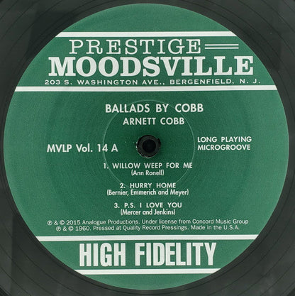 Ballads By Cobb | Mint (M) Mint (M)-