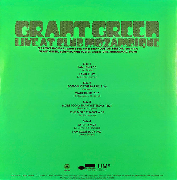 Live At Club Mozambique (180 GRAM VINYL) | Mint (M) Mint (M)-