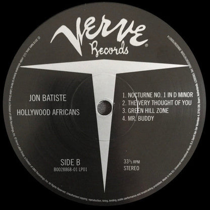 Jon Batiste - Hollywood Africans | Mint (M) Mint (M)-