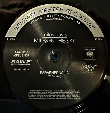 Miles Davis - Miles In The Sky (2LP MFSL 45RPM) |-