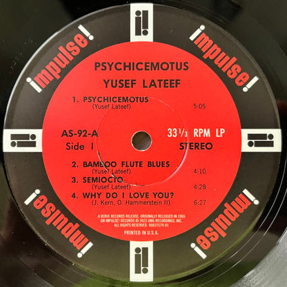Yusef Lateef - Psychicemotus | Mint (M) Mint (M)-
