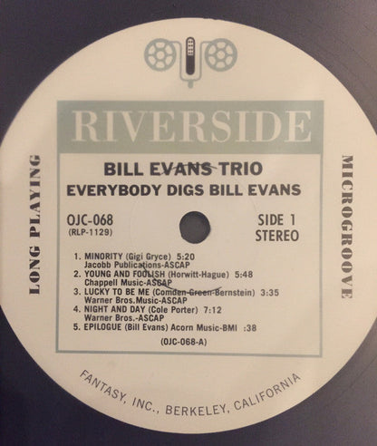 The Bill Evans Trio - Everybody Digs Bill Evans | Mint (M) Mint (M)-