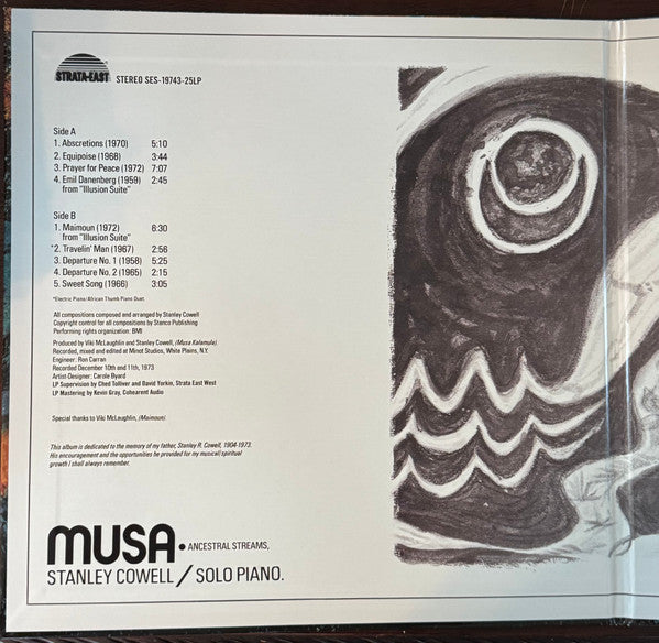 Stanley Cowell - Musa • Ancestral Streams (VINYL) | Mint (M) Mint (M)-