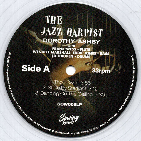 Dorothy Ashby - The Jazz Harpist (VINYL LP) | Mint (M) Mint (M)-
