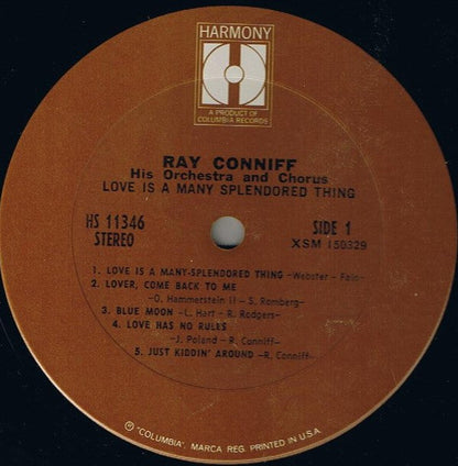 Ray Conniff And His Orchestra & Chorus - Love Is A Many Splendored Thing | Mint (M) Mint (M)-