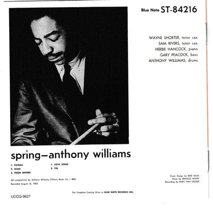 Anthony Williams - Spring | Mint (M) Mint (M)-