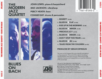 The Modern Jazz Quartet - Blues On Bach (CD) | Mint (M) Mint (M)-