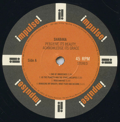 Shabaka Hutchings - Perceive Its Beauty, Acknowledge Its Grace (2xVINYL / VMP) | Mint (M) Mint (M)-