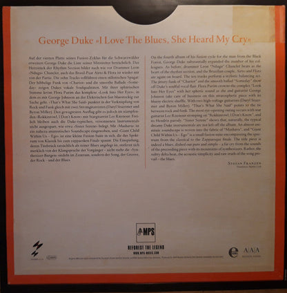 George Duke - I Love The Blues, She Heard My Cry (VINYL) | Mint (M) Mint (M)-