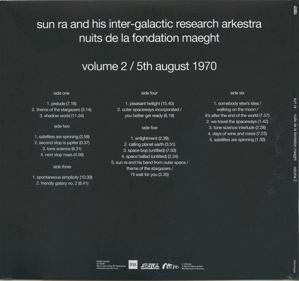 Sun Ra - Nuits De La Fondation Maeght (RSD 2025 BOX SET - VINYL) | Mint (M) Mint (M)-