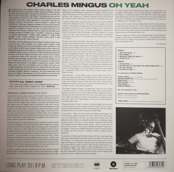 Charles Mingus - Oh Yeah | Mint (M) Mint (M)-