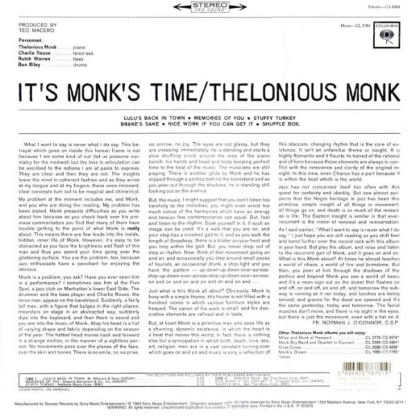 It's Monk's Time | Mint (M) Mint (M)-