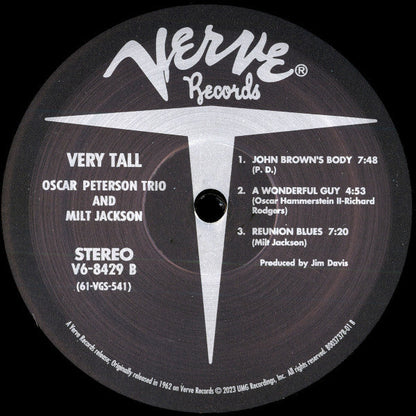 The Oscar Peterson Trio - Very Tall *ACOUSTIC SOUNDS* | Mint (M) Mint (M)-