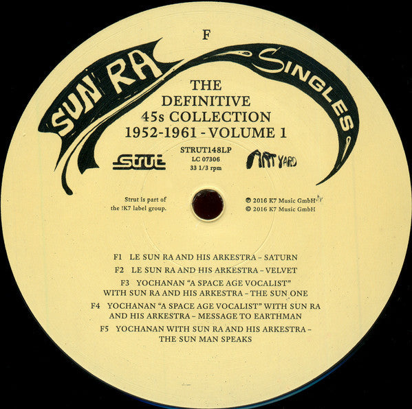 Sun Ra - Singles Volume 1 (The Definitive 45s Collection 1952-1961) | Mint (M) Mint (M)-