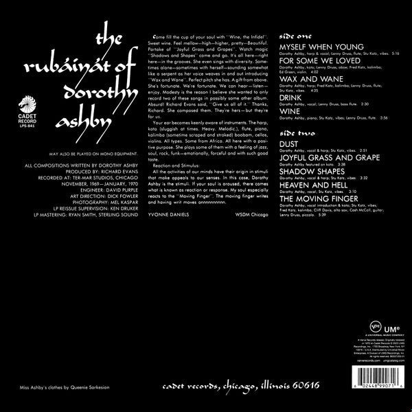 Dorothy Ashby - The Rubaiyat Of Dorothy Ashby (180 GRAM VINYL) *DISCOUNT COPY* | Mint (M) Mint (M)-