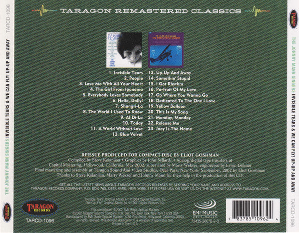 Invisible Tears / We Can Fly Up-Up And Away *CD* | Mint (M) Mint (M)-