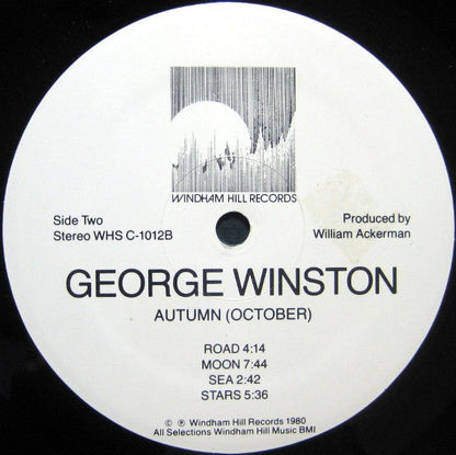 George Winston - Autumn (Piano Solos) (VINYL) | Mint (M) Near Mint (NM)-