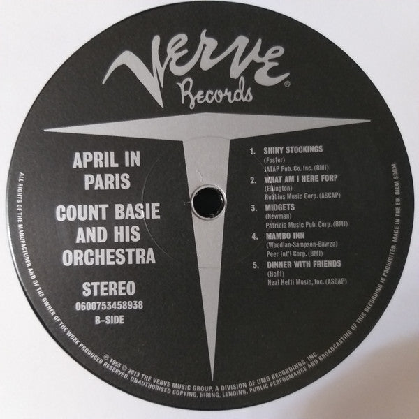 Count Basie Orchestra - April In Paris | Mint (M) Mint (M)-