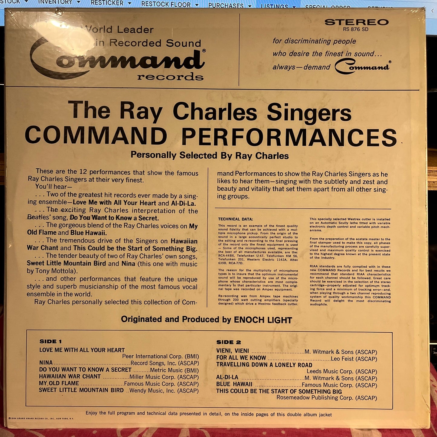 Command Performances | Mint (M) Near Mint (NM)-