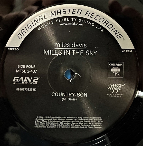 Miles Davis - Miles In The Sky (2LP MFSL 45RPM) |-