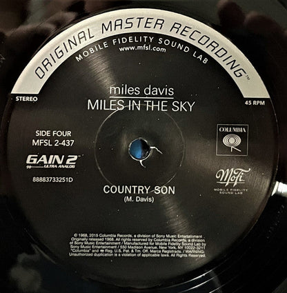 Miles Davis - Miles In The Sky (2LP MFSL 45RPM) |-