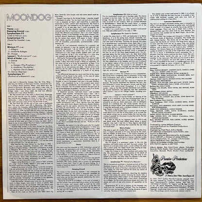 Moondog (2) - Moondog (VINYL) | Mint (M) Mint (M)-