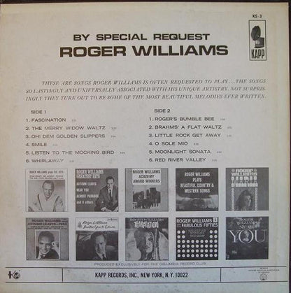 Roger Williams (2) - By Special Request *SEALED* | Mint (M) Near Mint (NM)-