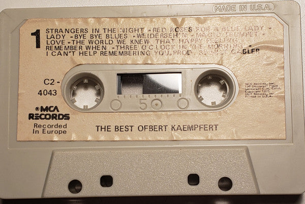 The Best Of Bert Kaempfert *CASSETTE/SEALED* | Mint (M) Mint (M)-