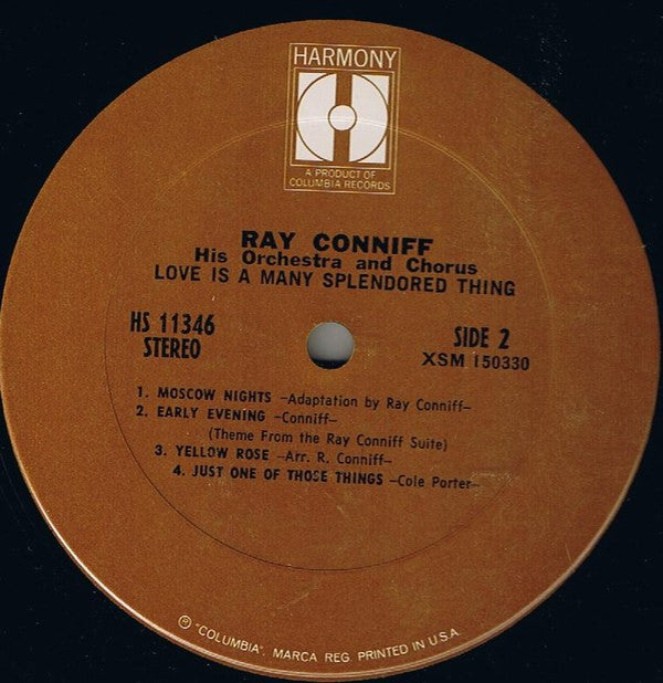 Ray Conniff And His Orchestra & Chorus - Love Is A Many Splendored Thing | Mint (M) Mint (M)-