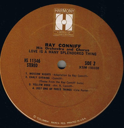 Ray Conniff And His Orchestra & Chorus - Love Is A Many Splendored Thing | Mint (M) Mint (M)-