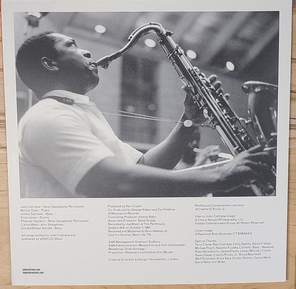 A Love Supreme: Live In Seattle *DINGED* (2xVINYL) | Mint (M) Excellent+ (EX+)-