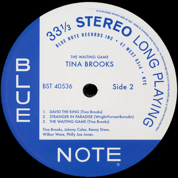 Tina Brooks - The Waiting Game | Mint (M) Mint (M)-