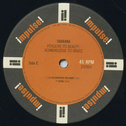 Shabaka Hutchings - Perceive Its Beauty, Acknowledge Its Grace (2xVINYL / VMP) | Mint (M) Mint (M)-