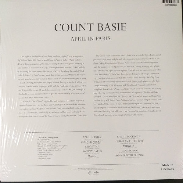 Count Basie Orchestra - April In Paris | Mint (M) Mint (M)-