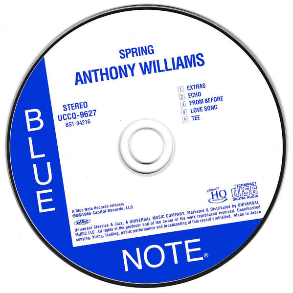Anthony Williams - Spring | Mint (M) Mint (M)-