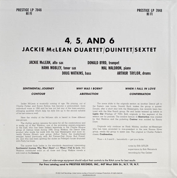 4, 5 And 6 (ANALOGUE) | Mint (M) Mint (M)-