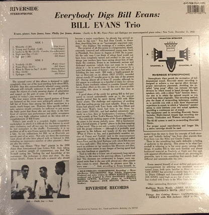 The Bill Evans Trio - Everybody Digs Bill Evans | Mint (M) Mint (M)-