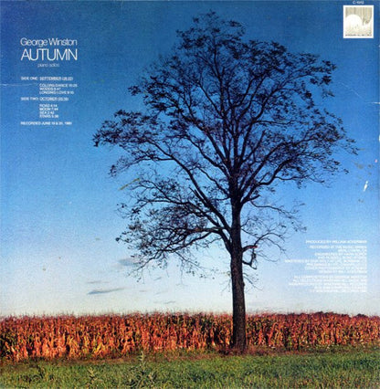 George Winston - Autumn (Piano Solos) (VINYL) | Mint (M) Near Mint (NM)-