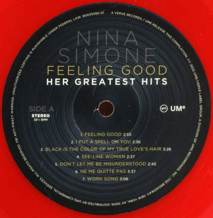Nina Simone - Feeling Good: Her Greatest Hits (TARGET EXCLUSIVE | OPAQUE RED VINYL) | Mint (M) Mint (M)-
