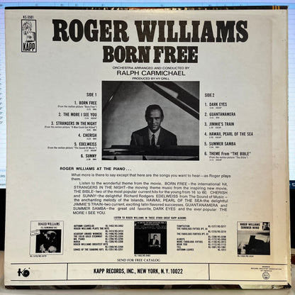 Roger Williams (2) - Born Free *SEALED* | Mint (M) Near Mint (NM)-