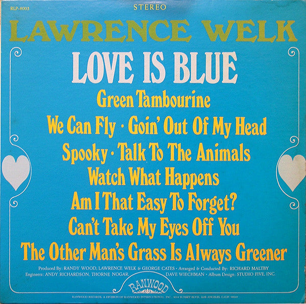 Lawrence Welk - Love Is Blue *SEALED* | Mint (M) Mint (M)-