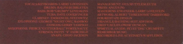 Larry Lovestein & The Velvet Revival - You (UNOFFICIAL CASSETTE) |-